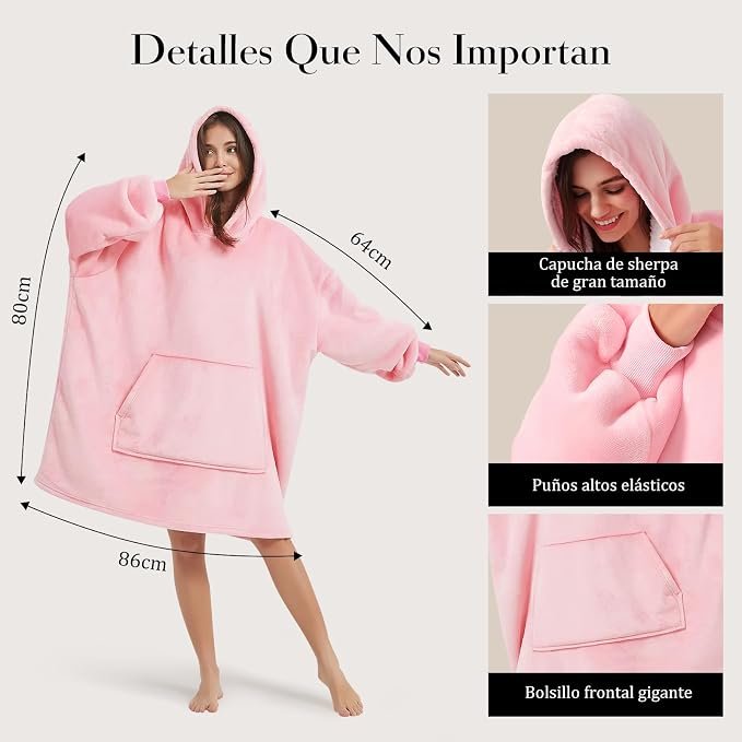 Sudadera Cobija Oversize - Imagen 2