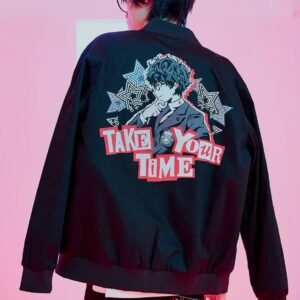 Sudadera Con Capucha y Cremayera -TAKE YOUR TIME